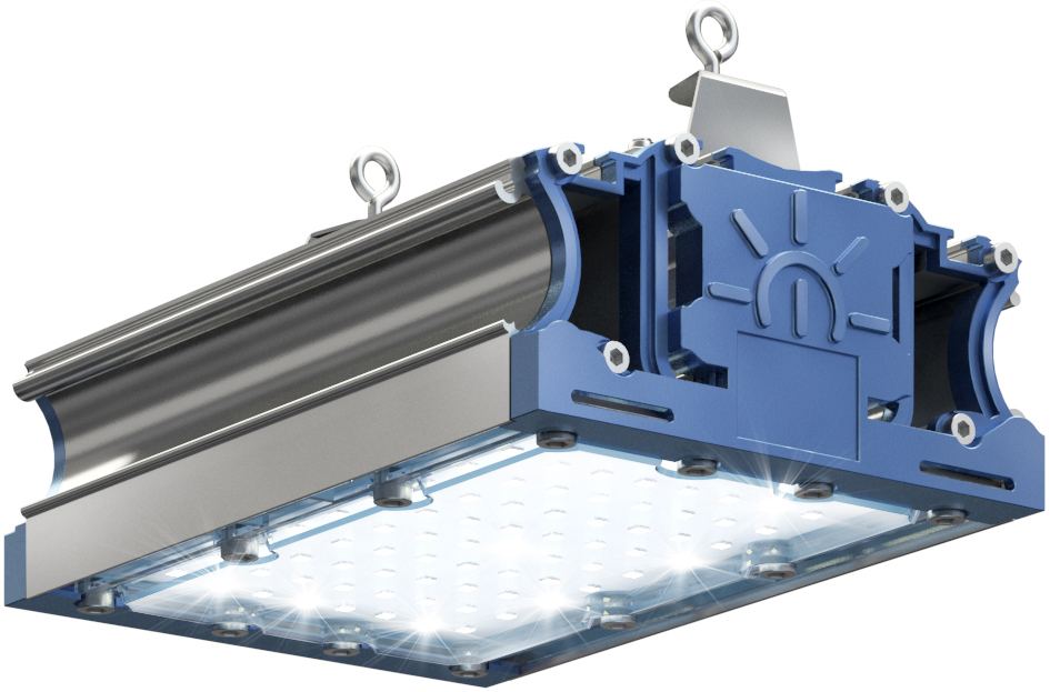 Светильник промышленный ≈ 50 Вт, до 5618 Лм, КСС: К ТЕХНОЛОГИИ СВЕТА TL-PROM-50 PR Plus 5K К40 (УТ000004441) Переносные светильники
